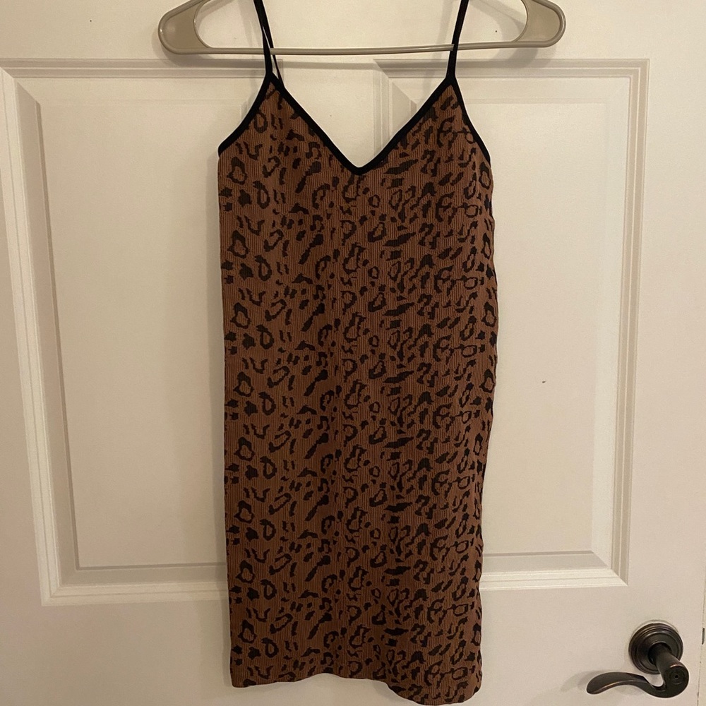 Animal Print Bodycon Dress
